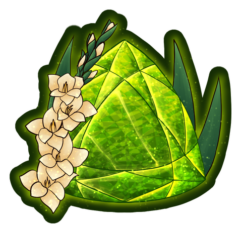 Peridot and Gladiolus