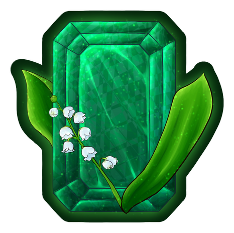 Emerald and Lily of the Valley